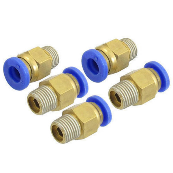 Push fit fittings are double ferrule type fittings that provide leak-proof, torque-free seals at the tubing connection