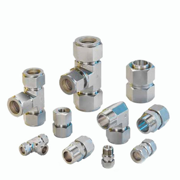 Tube fittings are double ferrule type fittings